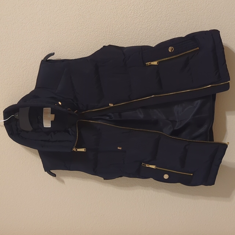 Michael Kors | Down Puffer Vest with Fur Collar